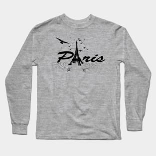 Paris, the eiffel tower Long Sleeve T-Shirt